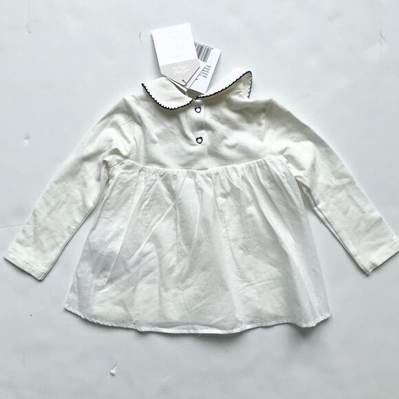 Chicco NWT Peter Pan collar top 15 months - Picture 4 of 4
